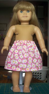 Making Doll Clothes – #1 Easy Skirt